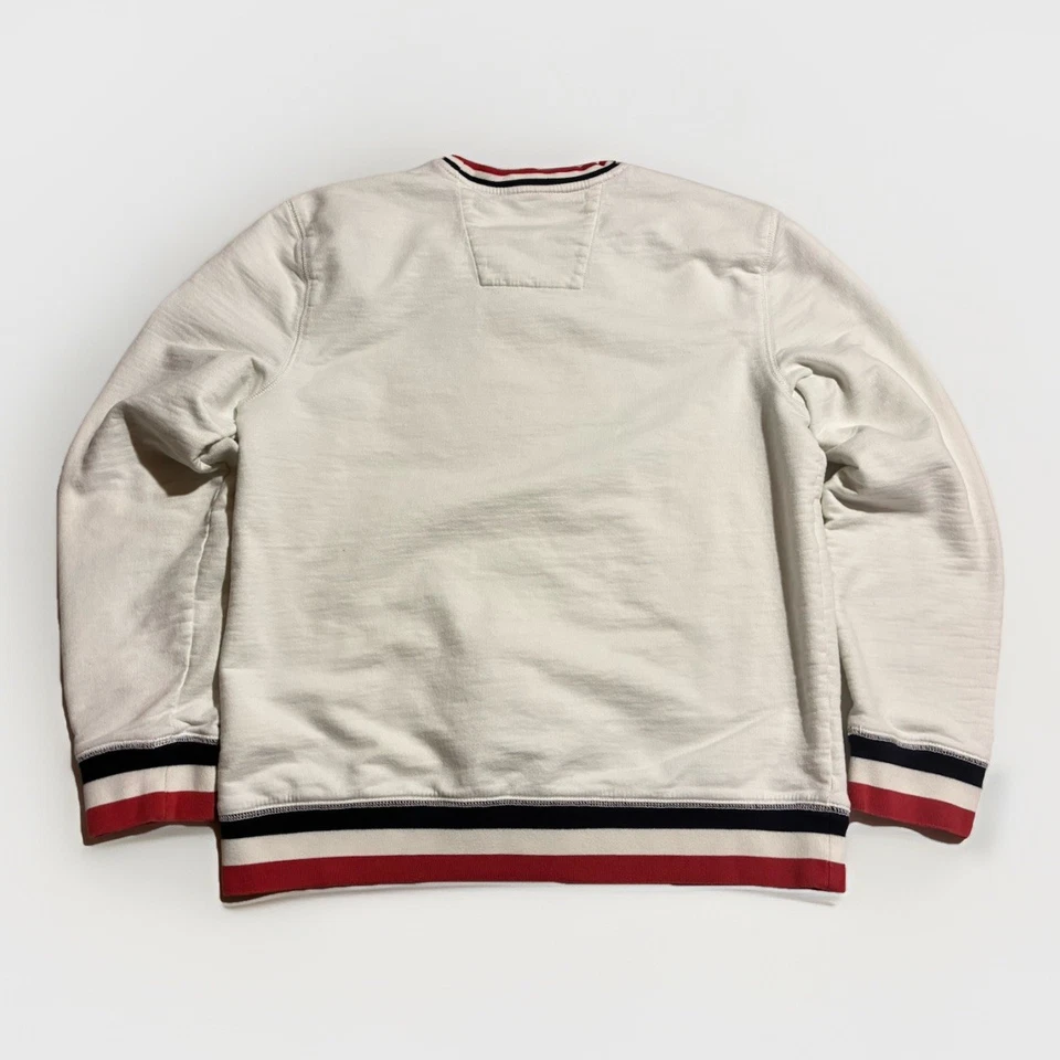 Sudadera de Vela Nautica De Colección M - Manga Banderas Velero Gráfico 100% Algodón Foto 2 de 4