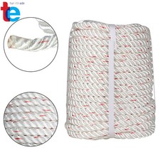 5/8" 150' 8900Lbs Double Braid Polyester Arborist Bull Rope Pulling Rigging Line