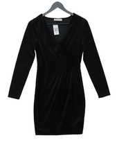 Oasis Bodycon Midi Dress XS in Black