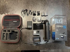 GoPro HERO5 Black Action Camera with 2 Batteries and Selfie Stick Bundle