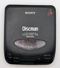Vintage Sony Discman Mega Bass D-33 Black Works 
