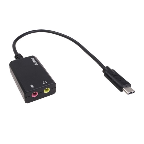 Hama USB-C Soundkarte auf 3,5mm Klinke Adapter für PC Notebook MacBook Tablet - Bild 3 von 6