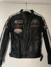 London Leathers Direct Genuine Leather Jacket Women’s With Stripes Black 