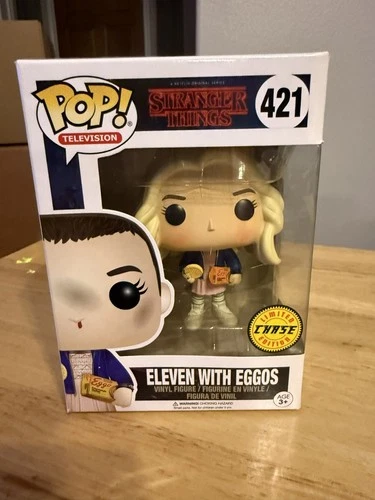 Funko Pop! Vinyl: Stranger Things - Eleven with Eggos (Chase) #421