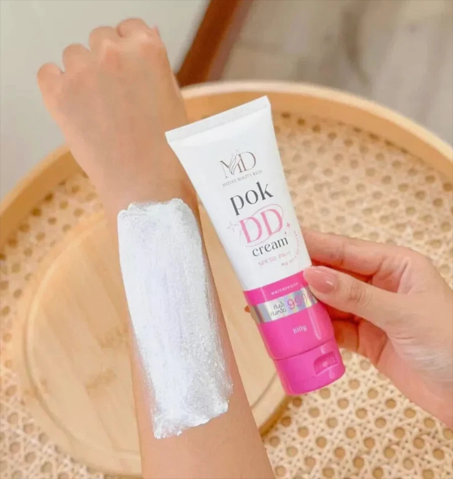 MD Pok DD Cream Sunscreen SPF50 PA++ Nourishing Waterproof Sweatproof 100ml - Image 3 of 4