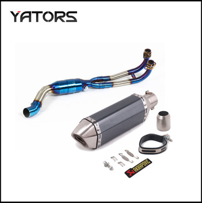Slip On Exhaust 310mm Mufflers Header Link Pipe Fits Yamaha TMAX500 530 2008-16