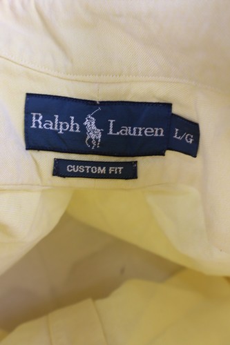 RALPH LAUREN CAMICIA UOMO TG. L MAN CASUAL VINTAGE SHIRT COTONE COTTON LOGO - Picture 9 of 10