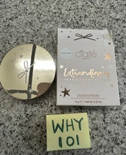 CIATE Setting Translucent Powder  CLEAR .52oz/15g FULL SIZE; NEW SEALED BOX $34