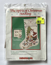 Dimensions The Spirit of Christmas Stocking Counted Cross Stitch Kit 8370, USA