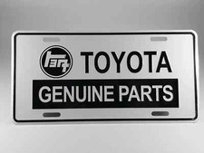 Toyota Novelty License Plate Embossed Aluminum Black Toyota Novelty License Plate Embossed Aluminum Black