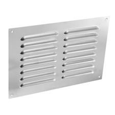 Louvre Air Vent Aluminium Silver Louvered Ventilation Ventilator Grille Cover