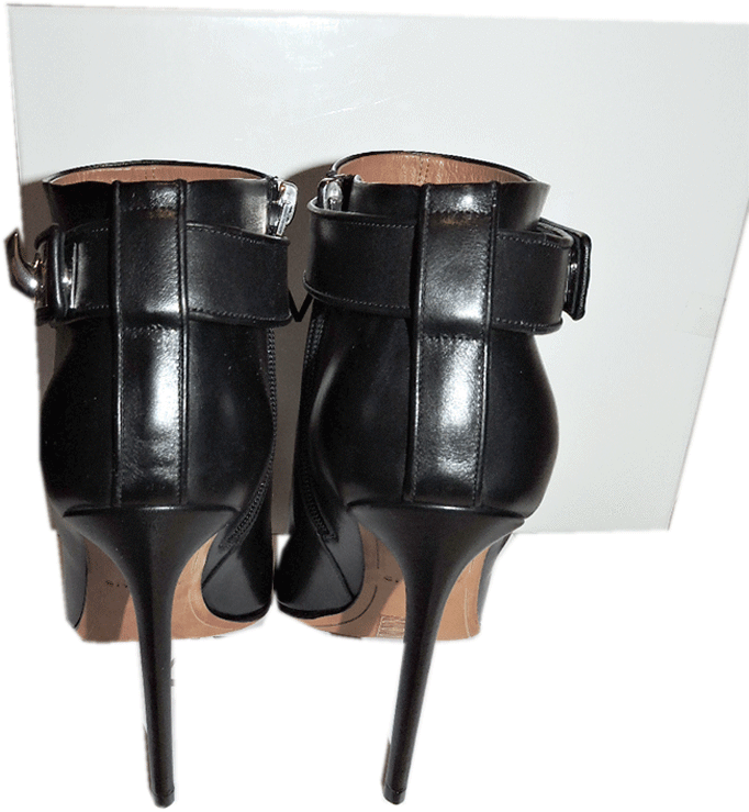 Givenchy Black Leather Ankle Booties Booties Booties Silver Shark Tooth Boots 40- 9 Booties 64787f Givenchy Black Leather Ankle Booties Booties Booties Silver Shark Tooth Boots 40- 9 Booties 64787f