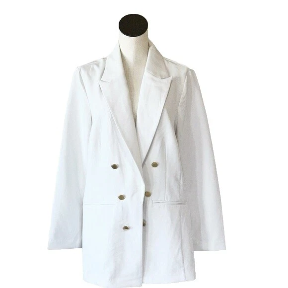 White Polyester Regular Size Suits & Suit Separates for Women