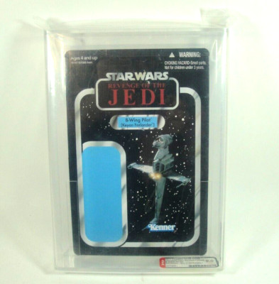 2011 Star Wars Vintage Collection VC63 B-Wing Pilot SDCC Proof Card AFA 9.0