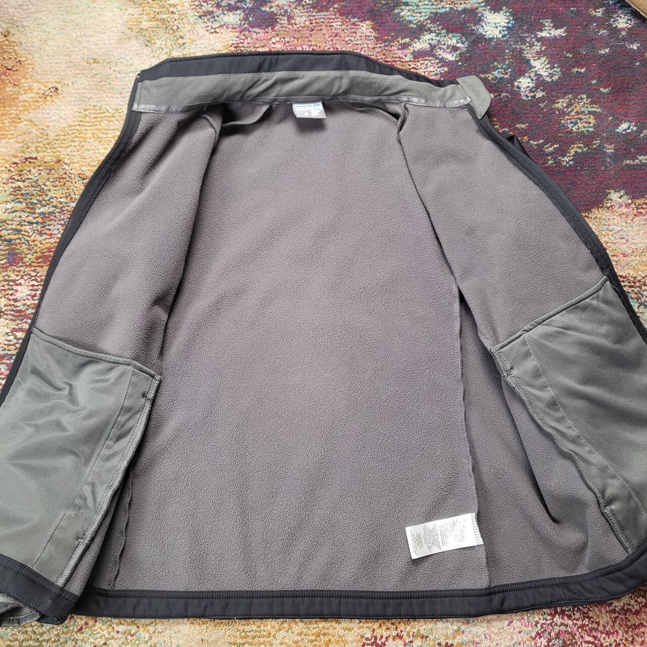 Salomon Donna XL Nero Morbido Conchiglia Pile Foderato Pile Gorpcore Escursionismo