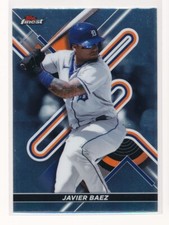 2022 Topps Finest #53 Javier Baez Detroit Tigers