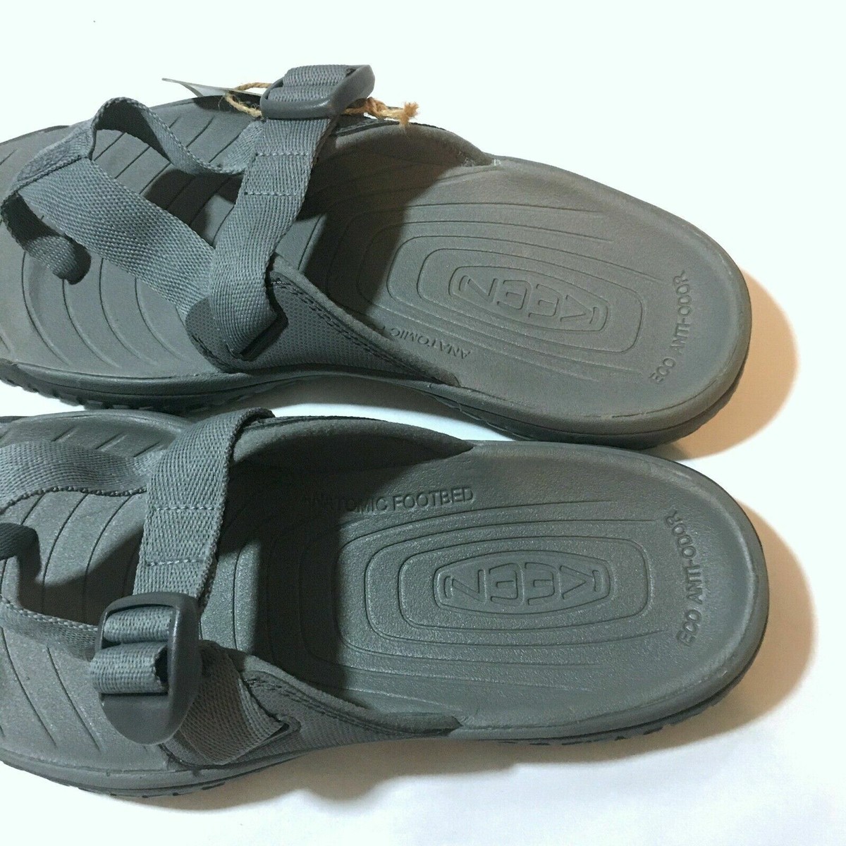 Keen SOLR Toe Post Flip Flops Sandals Steel Grey Magnet 