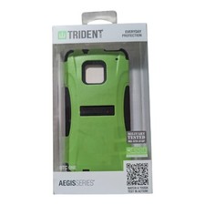 T8. Trident Aegis Series Case for HTC One - Green With Screen Protector