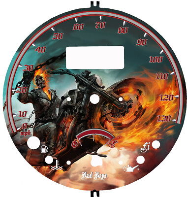 Kawasaki Vulcan 900 & 1500  Gauge ghost rider  