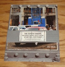 Original 2002 Toyota Tundra Foldout Sales Brochure 02