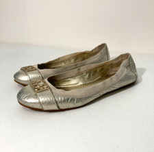 Coach Golden Ballerina Logo Flats Lightweight No size