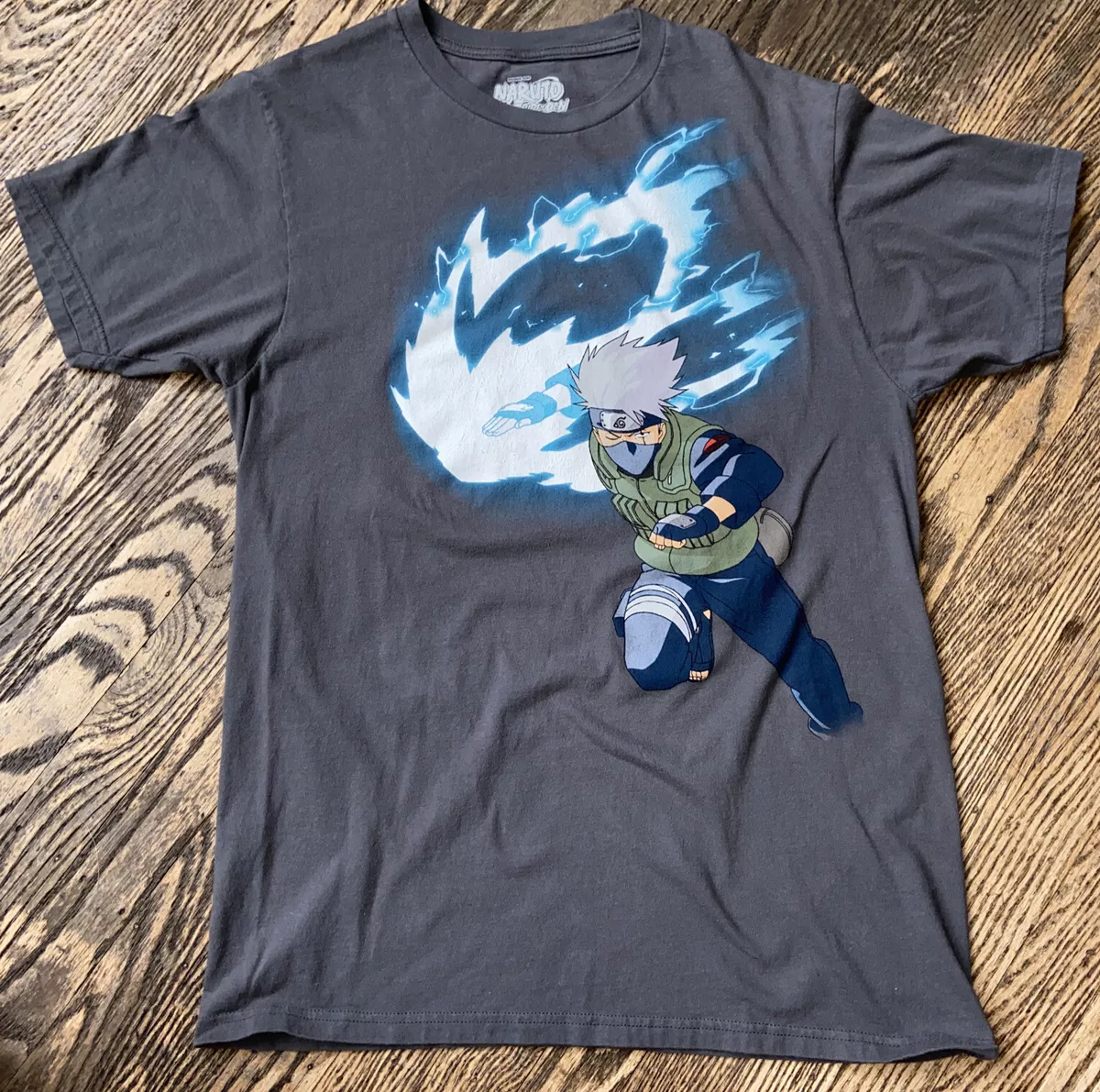 Vintage 2002 Naruto Shippuden Gaara Anime Shonen Jump Graphic T-Shirt Men’s Med