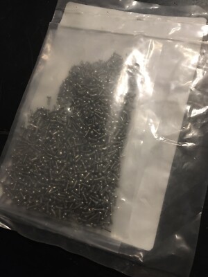 LOT OF 1000 M1-.6x5 PHIL PAN M/S DIN 7985A 18-8 STAINLESS SCREWS 1C5MXPS/7985A