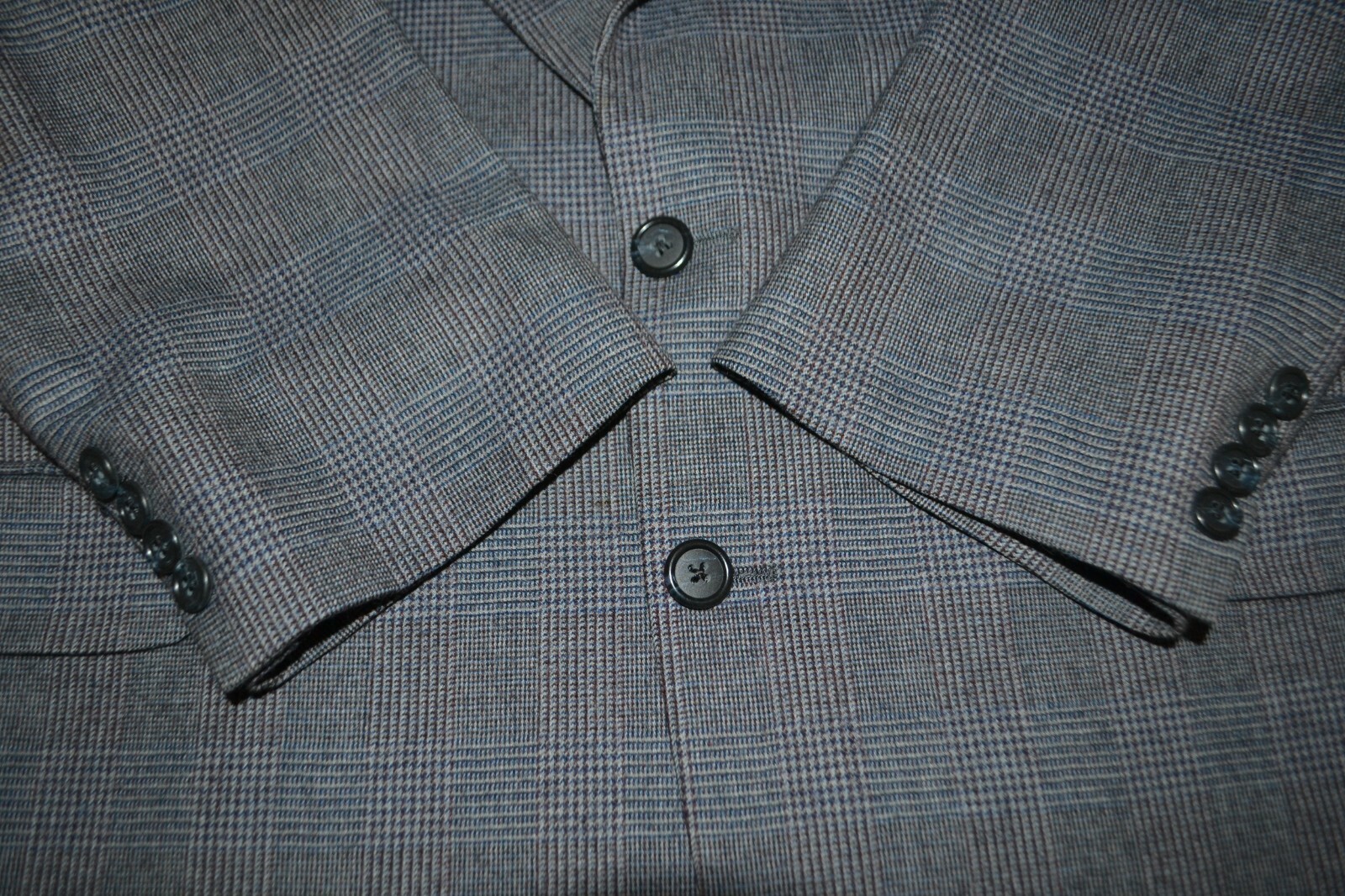 Burberry Men's Plaid Wool 2 Front Button Sports Coat Sz 42R thumbnail 6