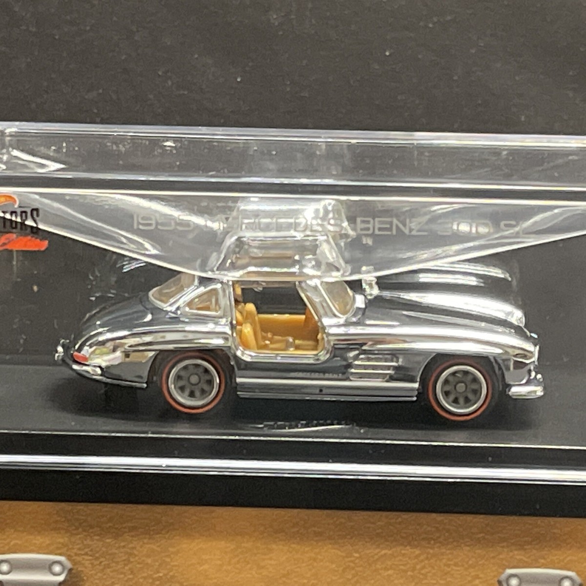 Hot Wheels RLC '55 Mercedes-Benz 300 SL Chrome In case | eBay