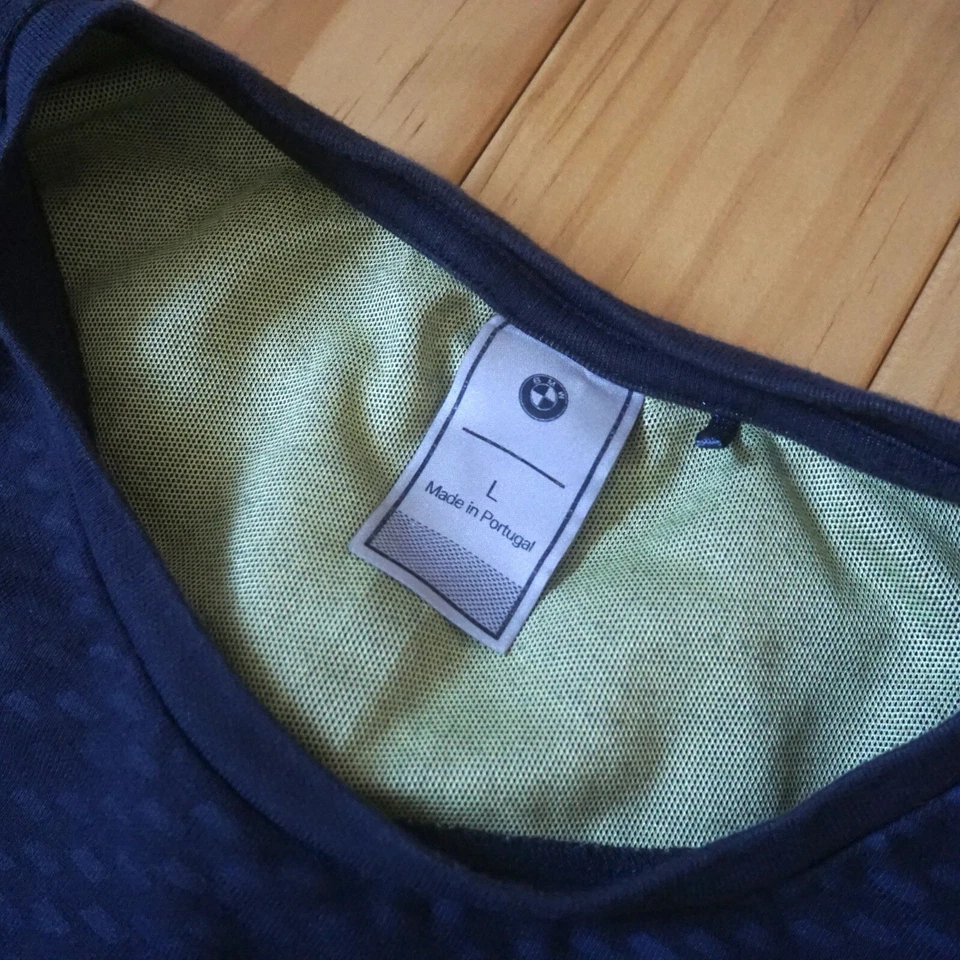 Camisa BMW Para Hombre Camiseta L Azul A Cuadros Lujo Conducir Coche Alemania Auténtica Moto Foto 2 de 4