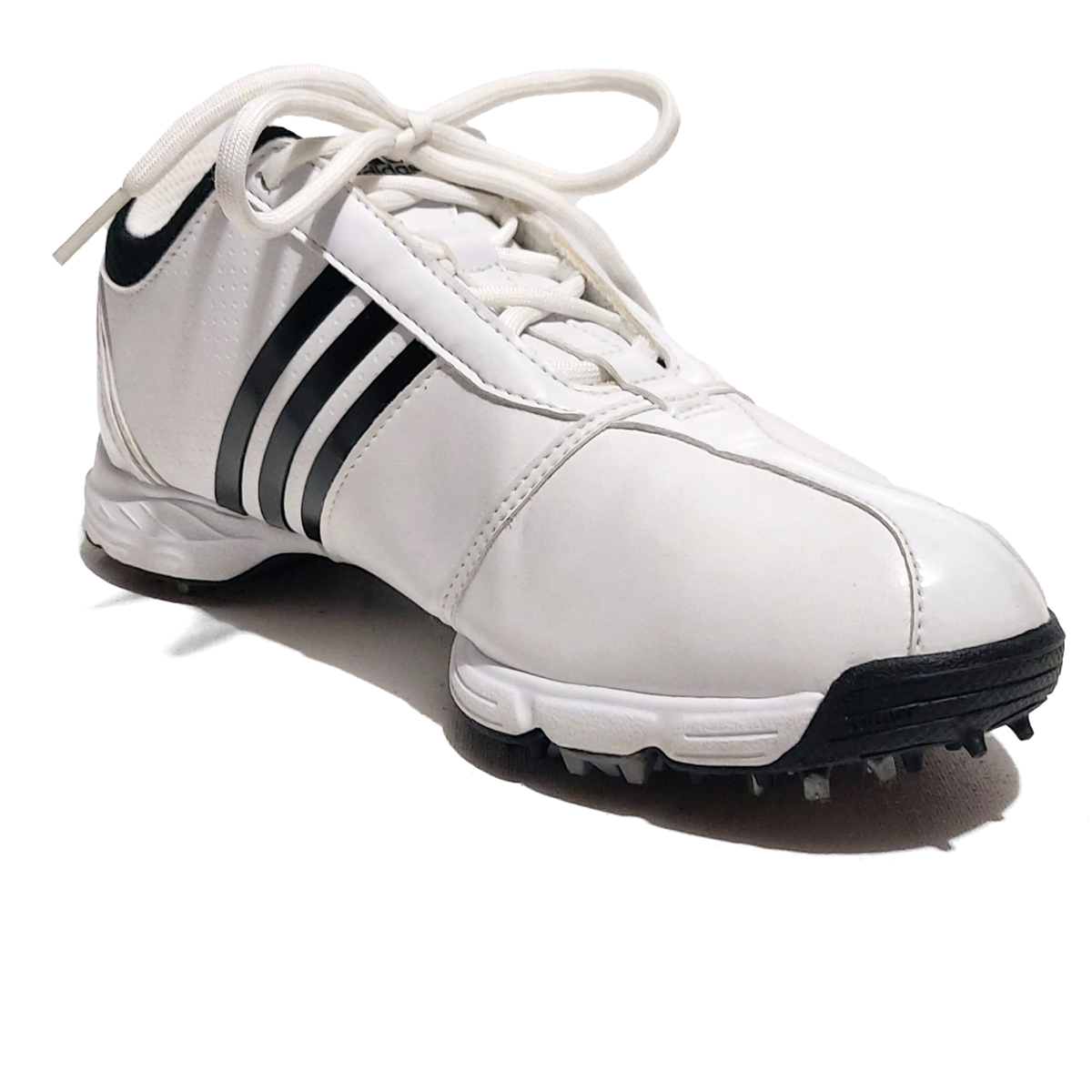 ADIDAS TRAXION Thin Tech Golf Shoes EVG 791003 White Leather (0413