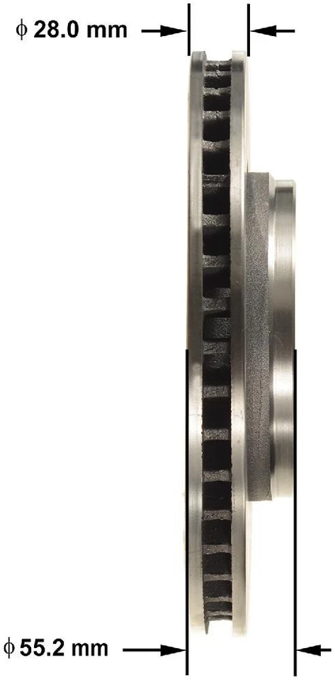 Disc Brake Rotor-Premium Brake Rotor Bendix PRT5725 fits 2007 Jeep Wrangler - Image 2 of 2