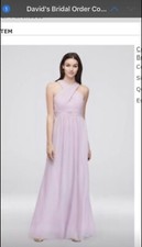 davids bridal bridesmaid dress purple size 4