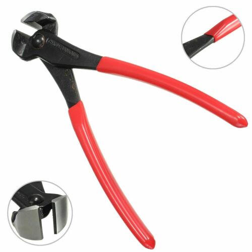 8" End Cutting Pliers Snips Wire Steel Fixers Pincer Cable Nippers Nips Cutter - Picture 2 of 5