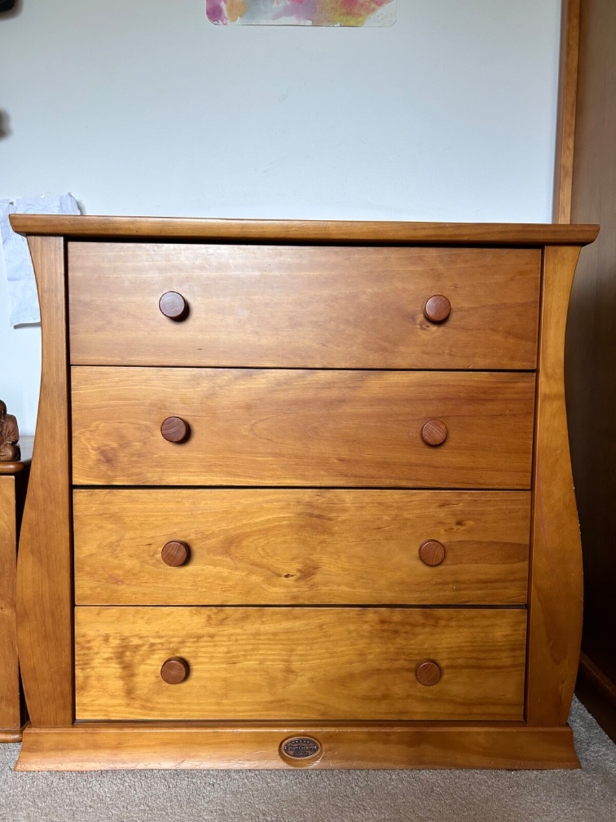 Boori Sleigh Drawer Dresser and Sleigh Changing Station