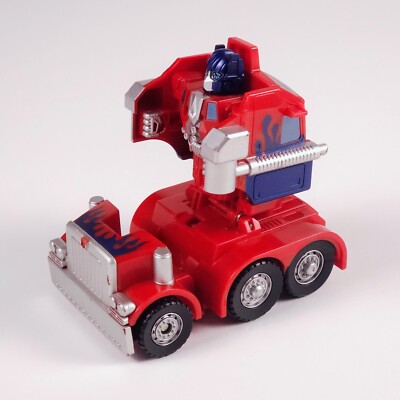 TRANSFORMERS Cyber Slammers MOVIE OPTIMUS PRIME Cyber Slammer 2007 Toy Figure
