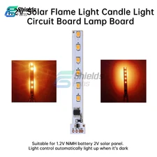 12LED 1.2V Solar Flame Light Control Board Solar Candle Lamp Circuit Board