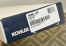 KOHLER K-14455-CP Stillness Bathroom Glass Shelf, Polished Chrome, 23" Wide