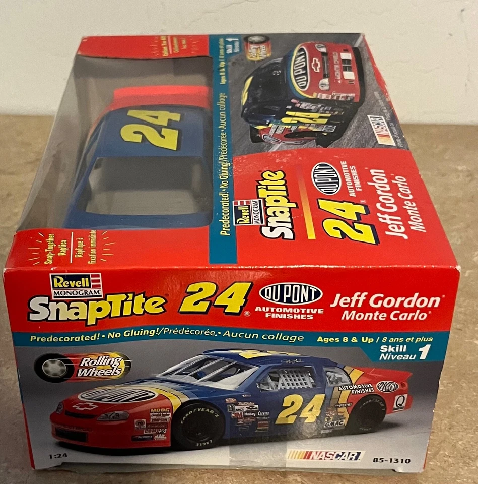 NEW NIB Revell Snaptite 24 Jeff Gordon Monte Carlo Dupont Monte Carlo Model 1:24 - Image 3 of 3