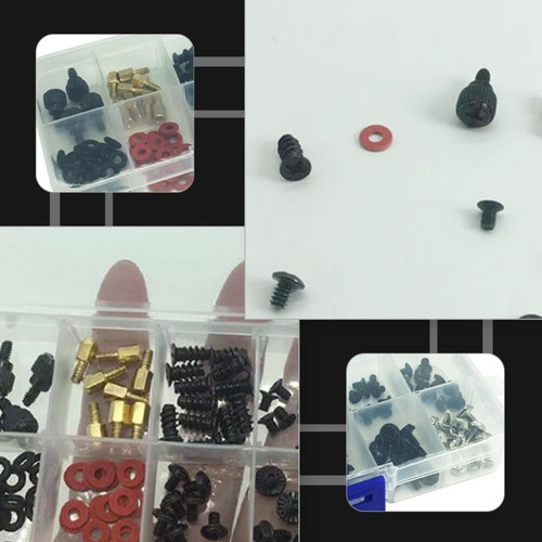 Computer Case Screw Set Repair Kit Copper Pillars Countersunk Head Screws - Photo 3/12