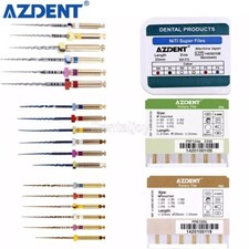 AZDENT Dental Endo Rotary Files X-Pro Gold Taper NITI Endodontic Root Files