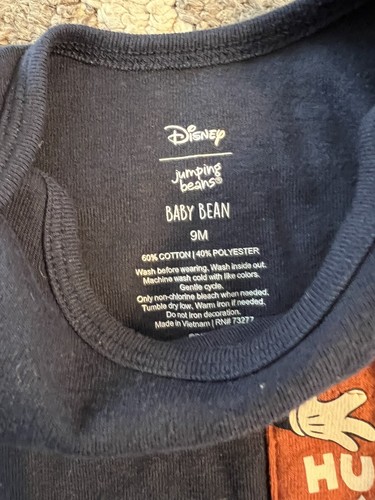 Mickey Mouse “Hug Me” bodysuit 9 months - Picture 3 of 3