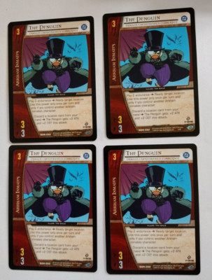 DC VS TCG DOR-082 The Penguin - Oswald Cobblepot Common x4