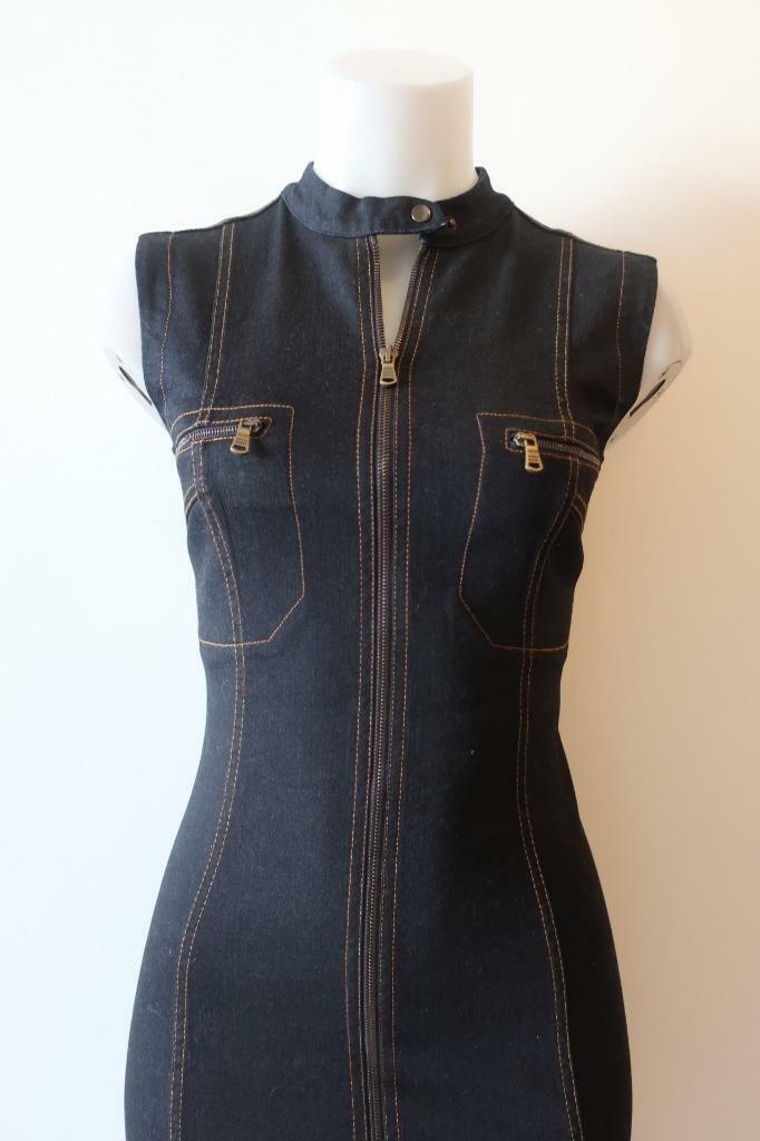 white christmas dresses Georgina Denim Mini Dress main image 1
