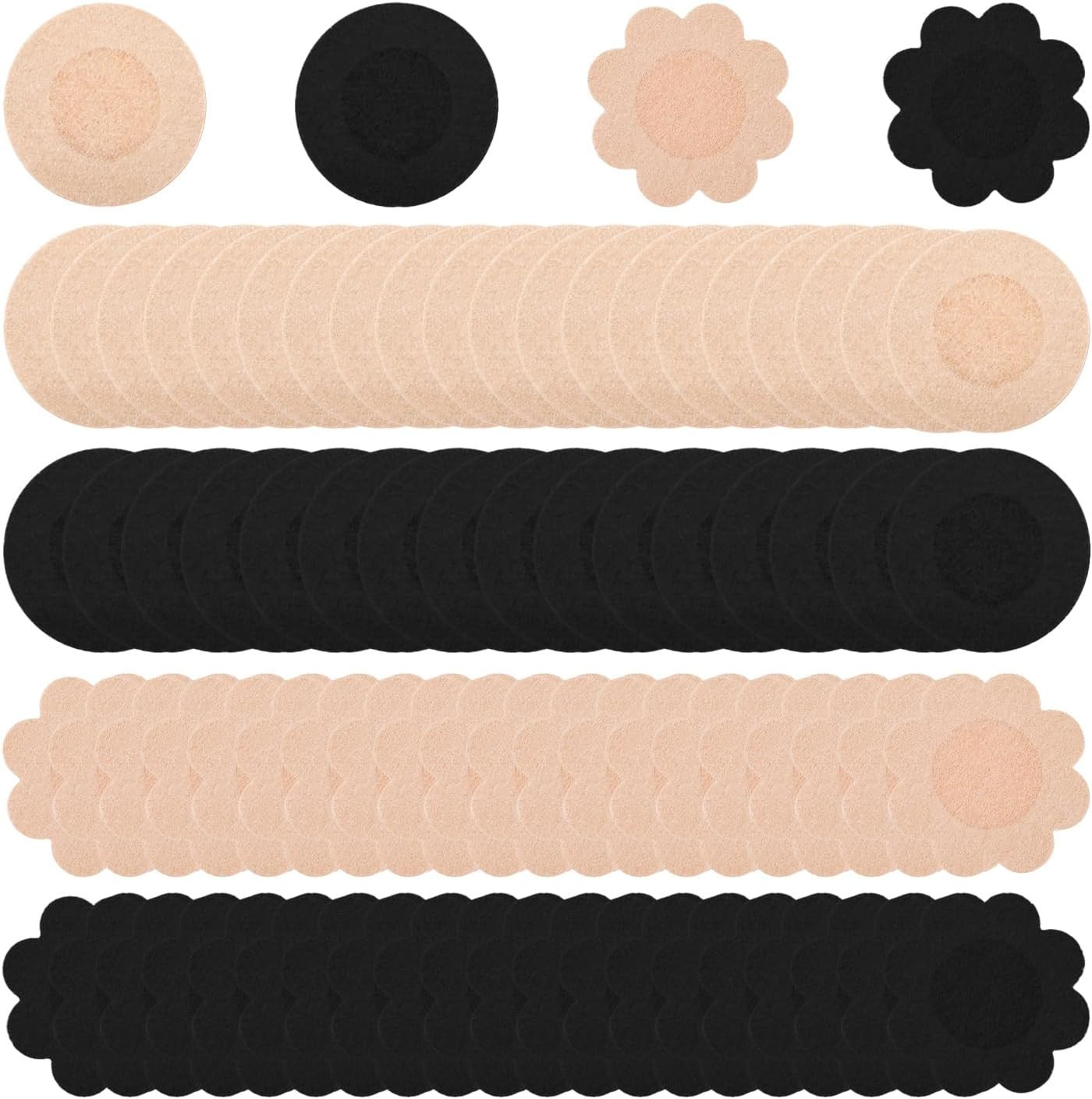 80 Stück Brustwarzenpflaster, Selbstklebende Brustwarzenpflaster, Anti-Bump-Brus