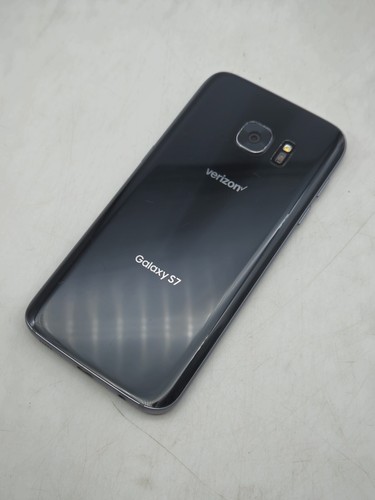 Samsung Galaxy S7 SM-G930V 32GB Black (Verizon) Cracked Screen No Power AS IS - Afbeelding 5 van 12