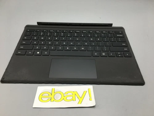 Microsoft 1725 Type Cover Black for Surface Pro 3 4 Backlit Keyboard Free S/H