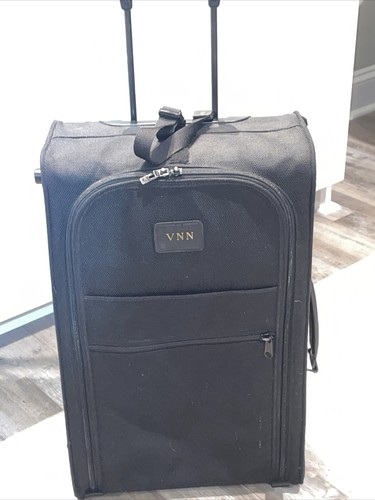 ANDIAMO 22” Upright Wheeled Carry On Suitcase, Black, Made in USA - Picture 4 of 16