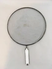 Wire Mesh Sieve Metal Vintage Kitchen Strainer Colander
