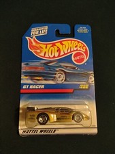 Hot Wheels 1998 GT Racer 468 Metallic Gold 15964 Mattel 5SP Wheels China